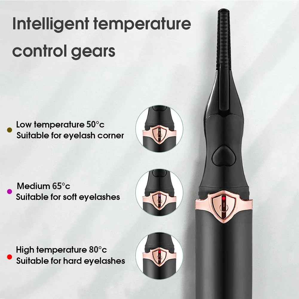 USB Rechargeable Heated Eyelash Curler: Quick, Long-Lasting Curling Solution