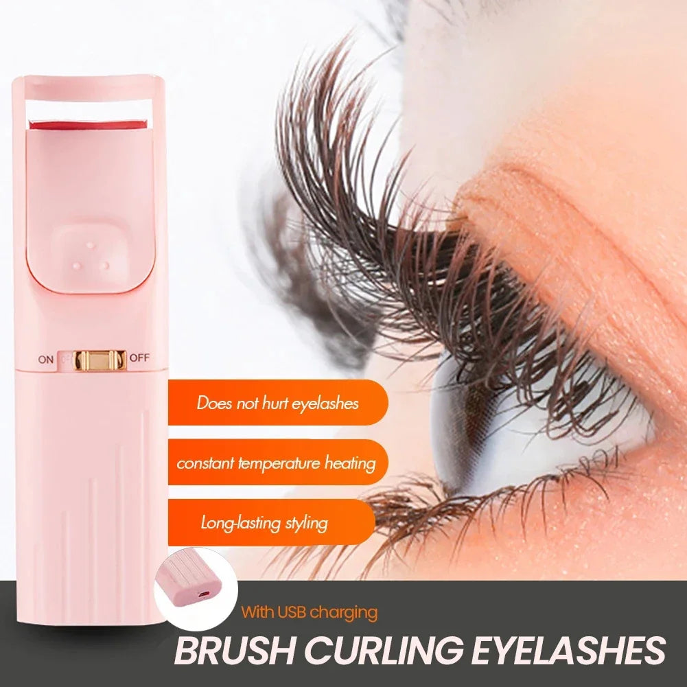 USB Rechargeable Heated Eyelash Curler: Quick, Long-Lasting Curling Solution