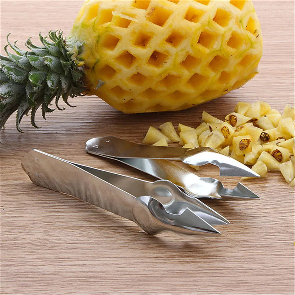 Stainless Steel Strawberry Huller Fruit Peeler Pineapple Corer Slicer Cutter