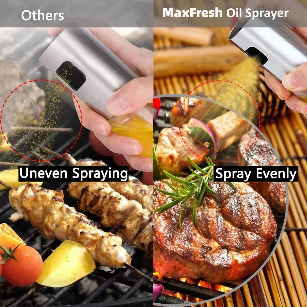 Kitchen Oil Dispenser Set: Glass Condiment Bottles for Barbecue Seasonings