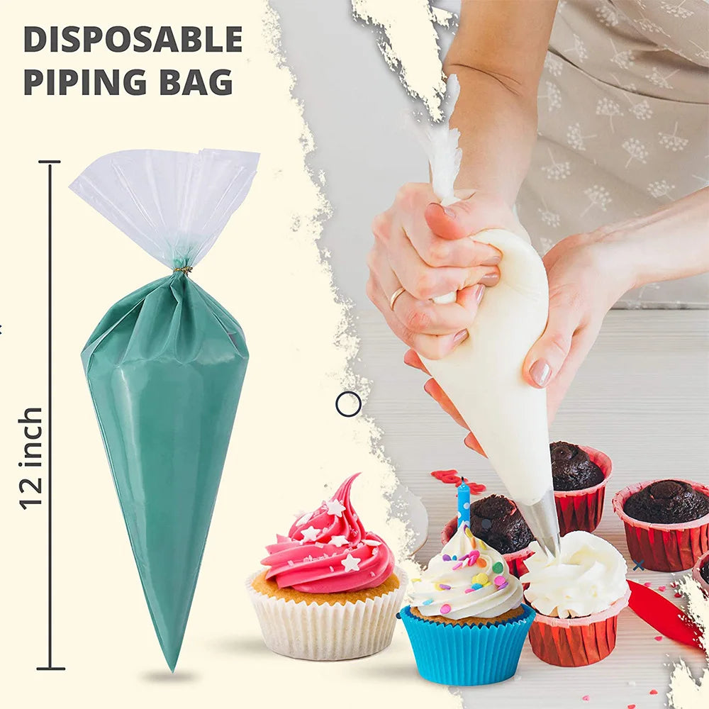 Disposable Piping Bags: Essential Cake Decorating Tools