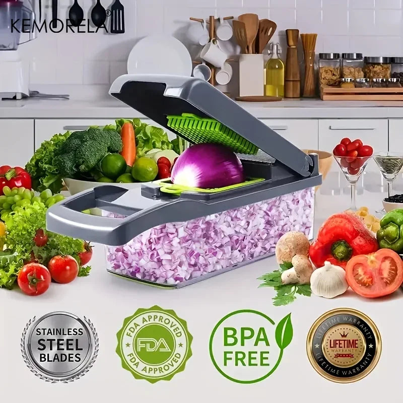 Multifunctional Vegetable Chopper: Kitchen Essential for Effortless Slicing and Dicing