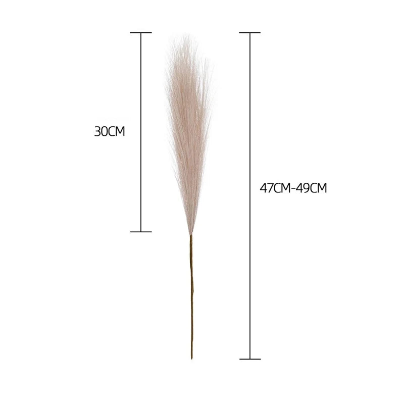 55CM Fluffy Pampas Grass: Boho Wedding & Home Decor